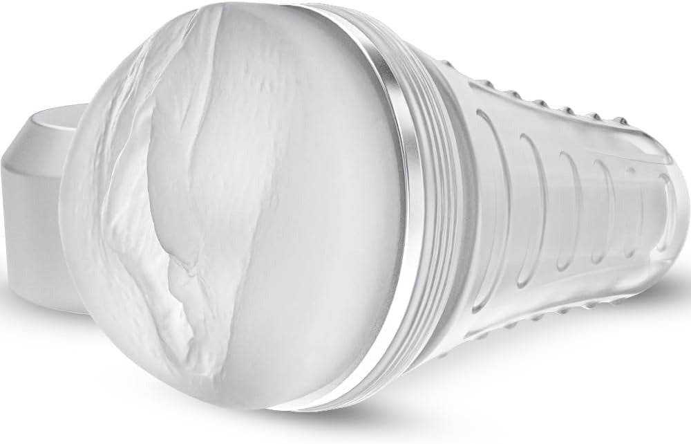 Male Masturbator Realistic Pocket Pussy Vagina Textured with 7.5in Depth Lifelike Soft and Fleshy Texture,Penis Training Masturbators Sex Machine Toy for Men (Transparent)